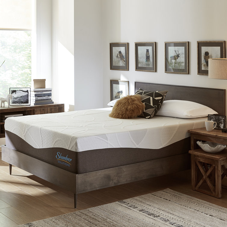 Slumber Solutions 14'' Firm Gel Memory Foam Mattress & Reviews Wayfair